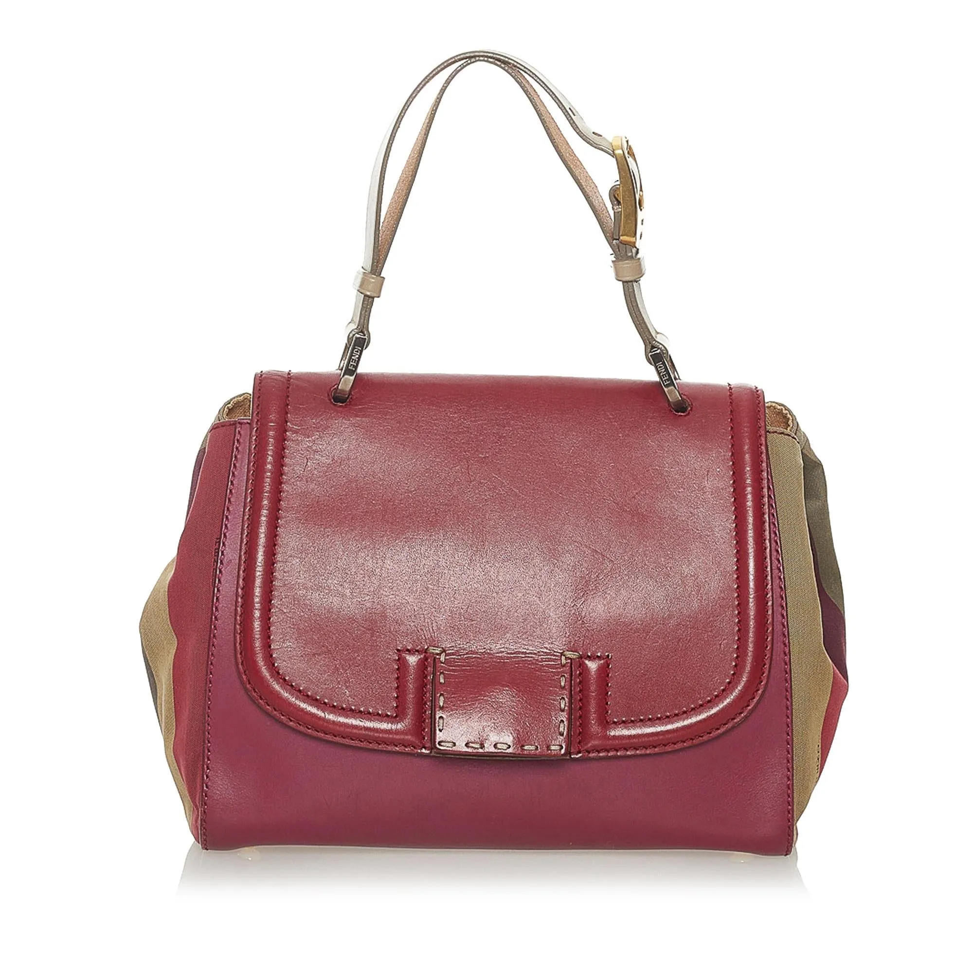 Fendi Silvana Leather Satchel (SHG-37729)