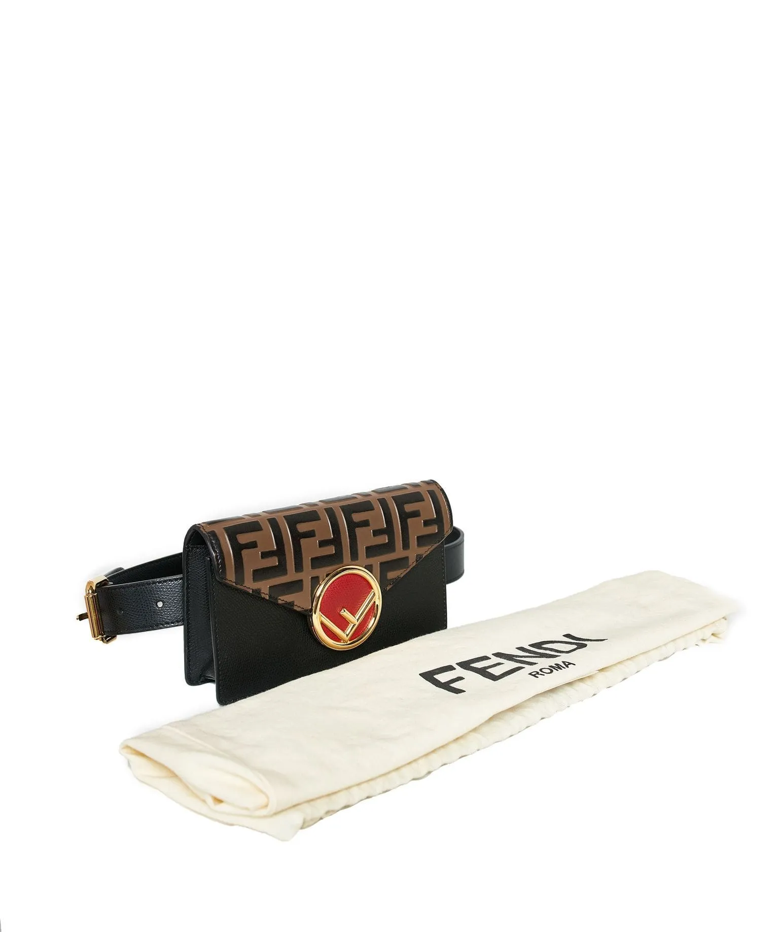 Fendi Zucca Leather Waist Bag  AGC1003