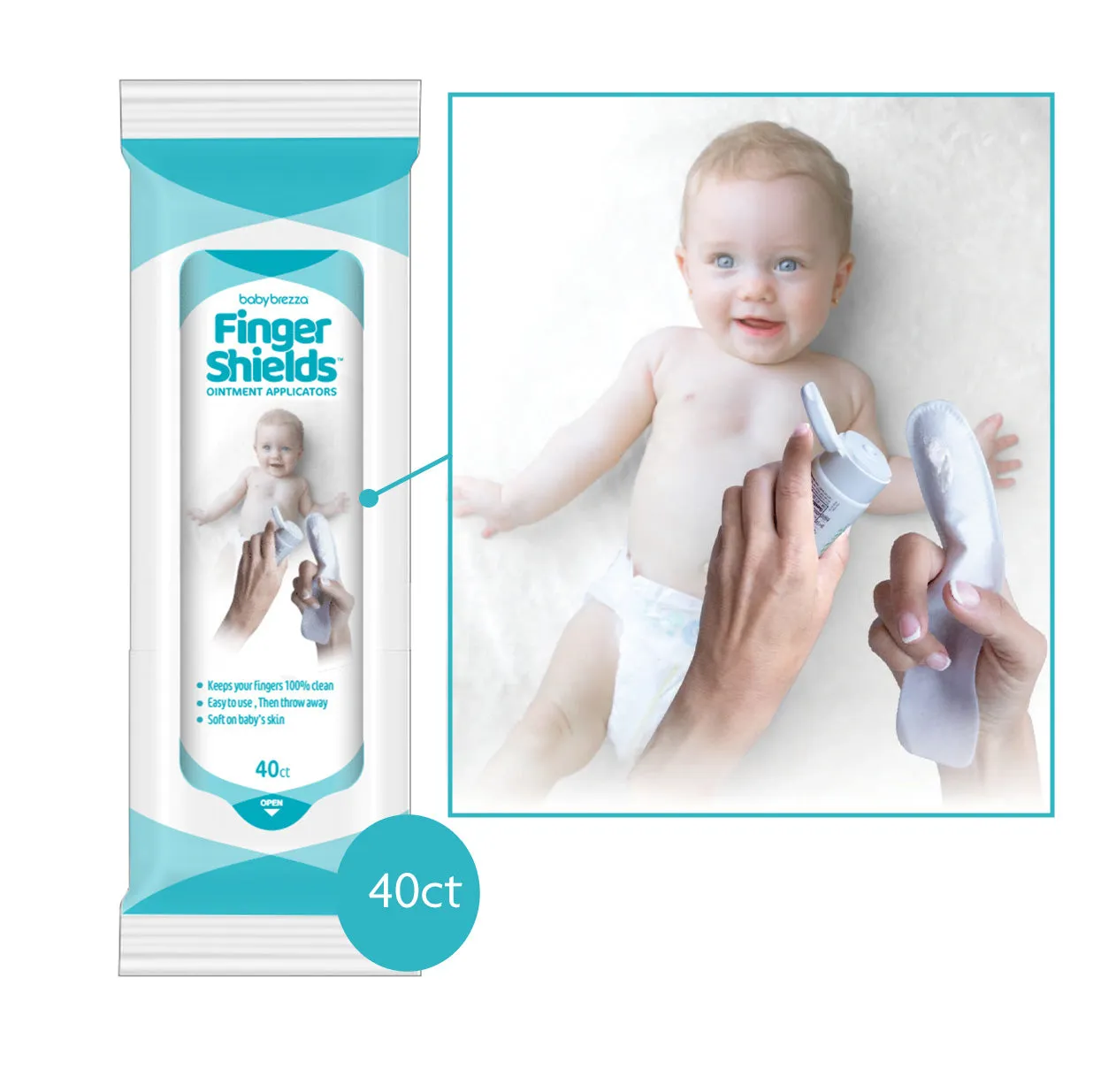Finger Shields® - 100% Mess-Free Diaper Cream Applicators