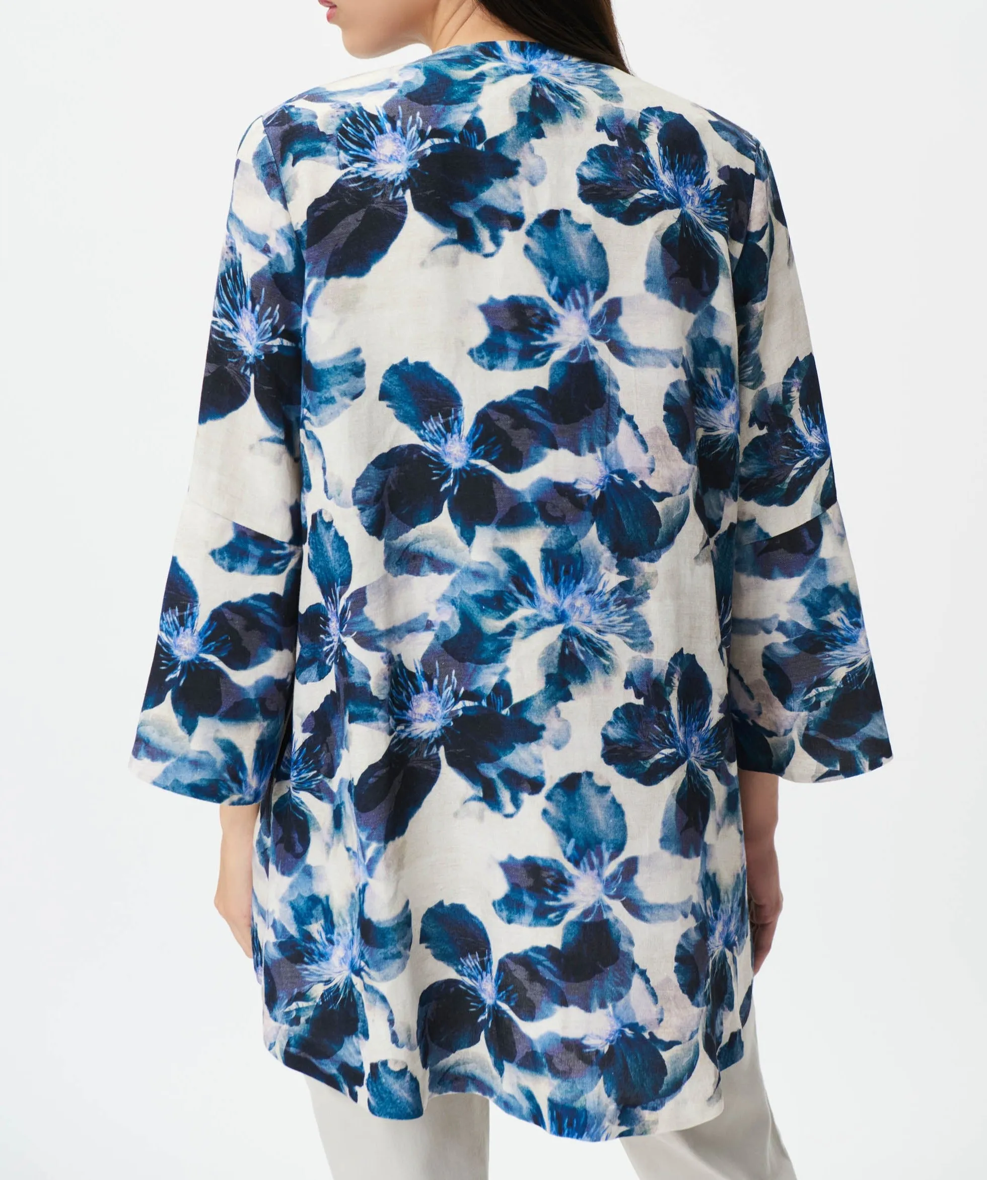 Floral Print Swing Jacket