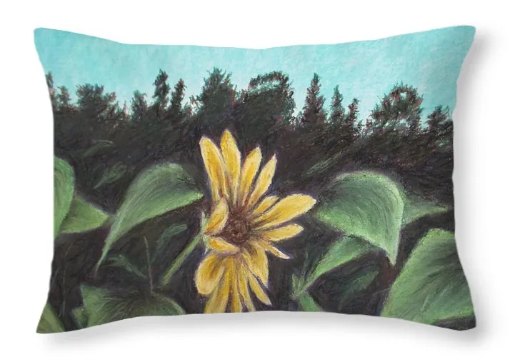 Flower Hour - Throw Pillow