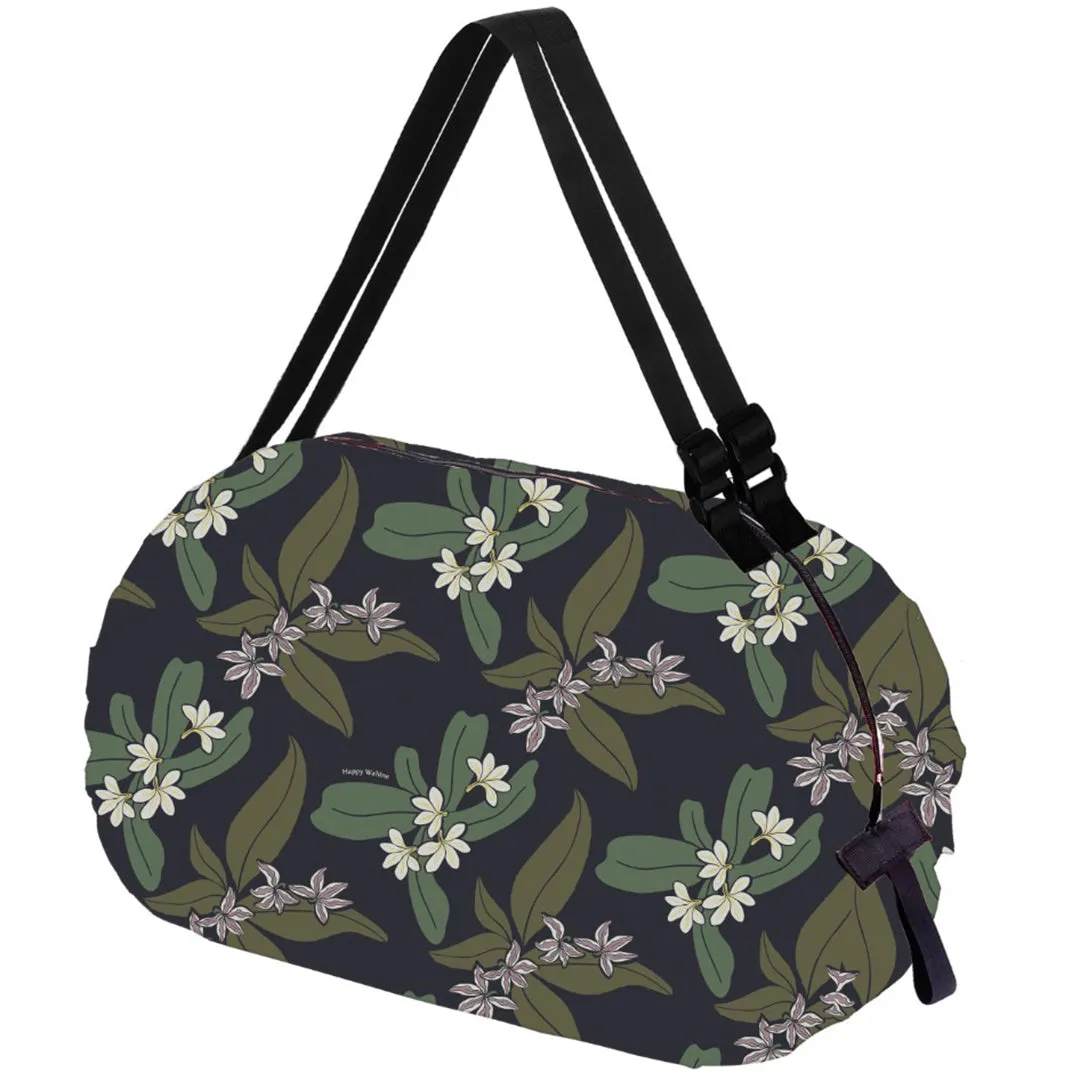 Foldable Bag Jazmine Naupaka Grey