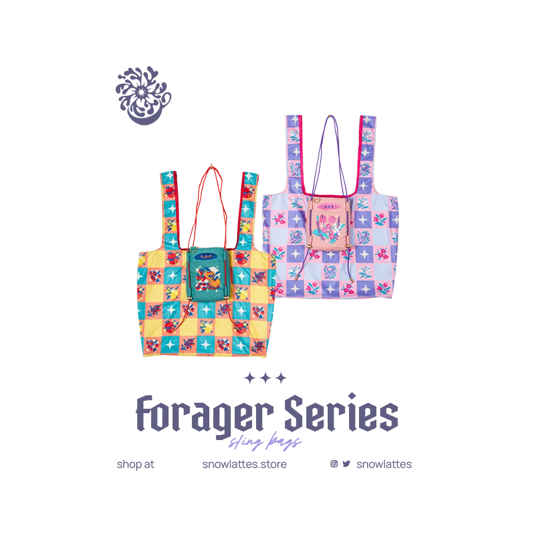 Forager Sling Bag with Foldable Shopping Bag