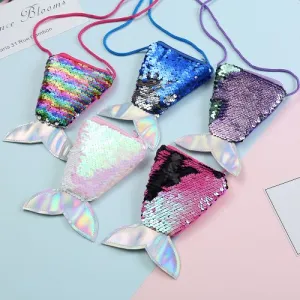 Girls Mermaid Tail Coin Purse