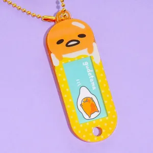 Gudetama Name Tag Charm