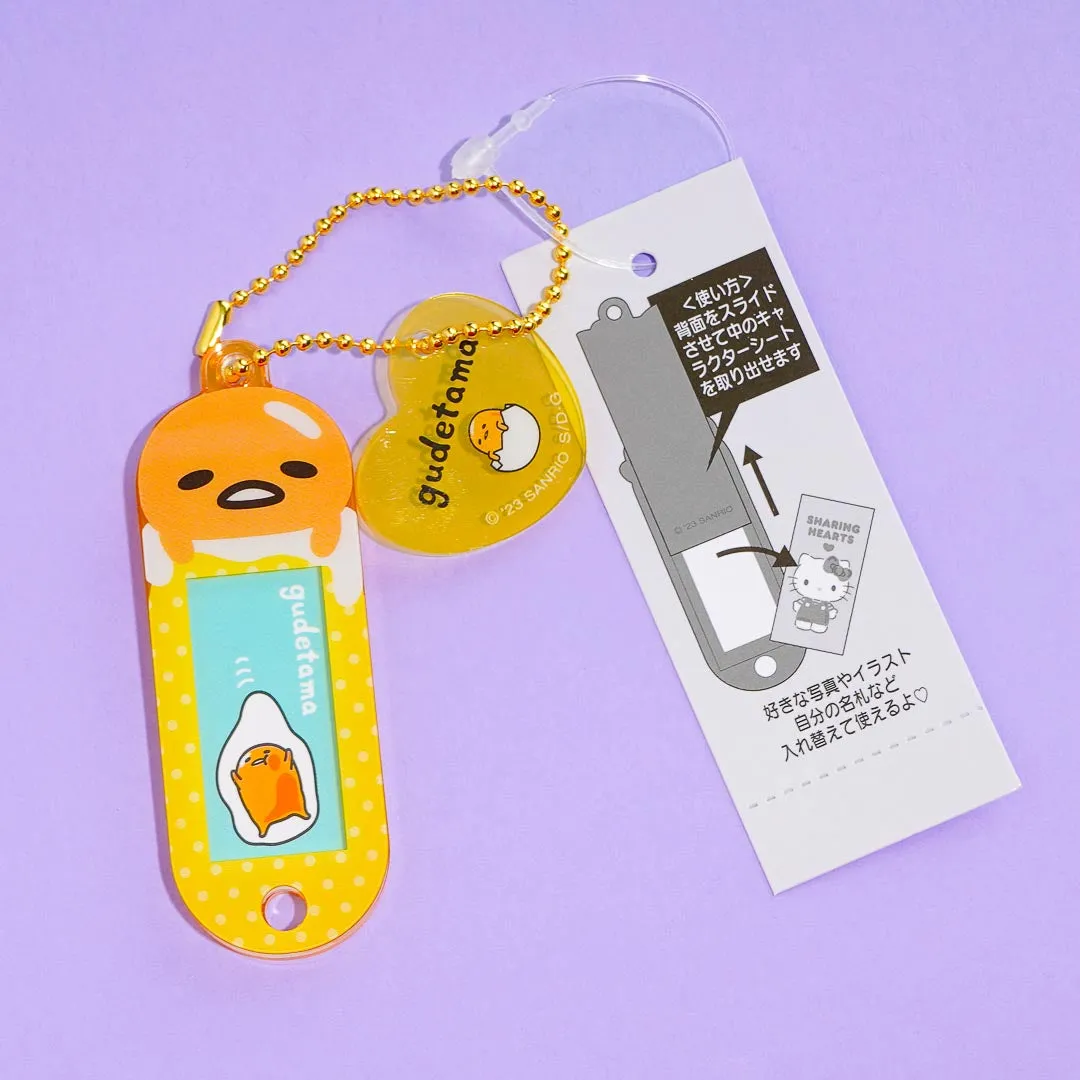 Gudetama Name Tag Charm