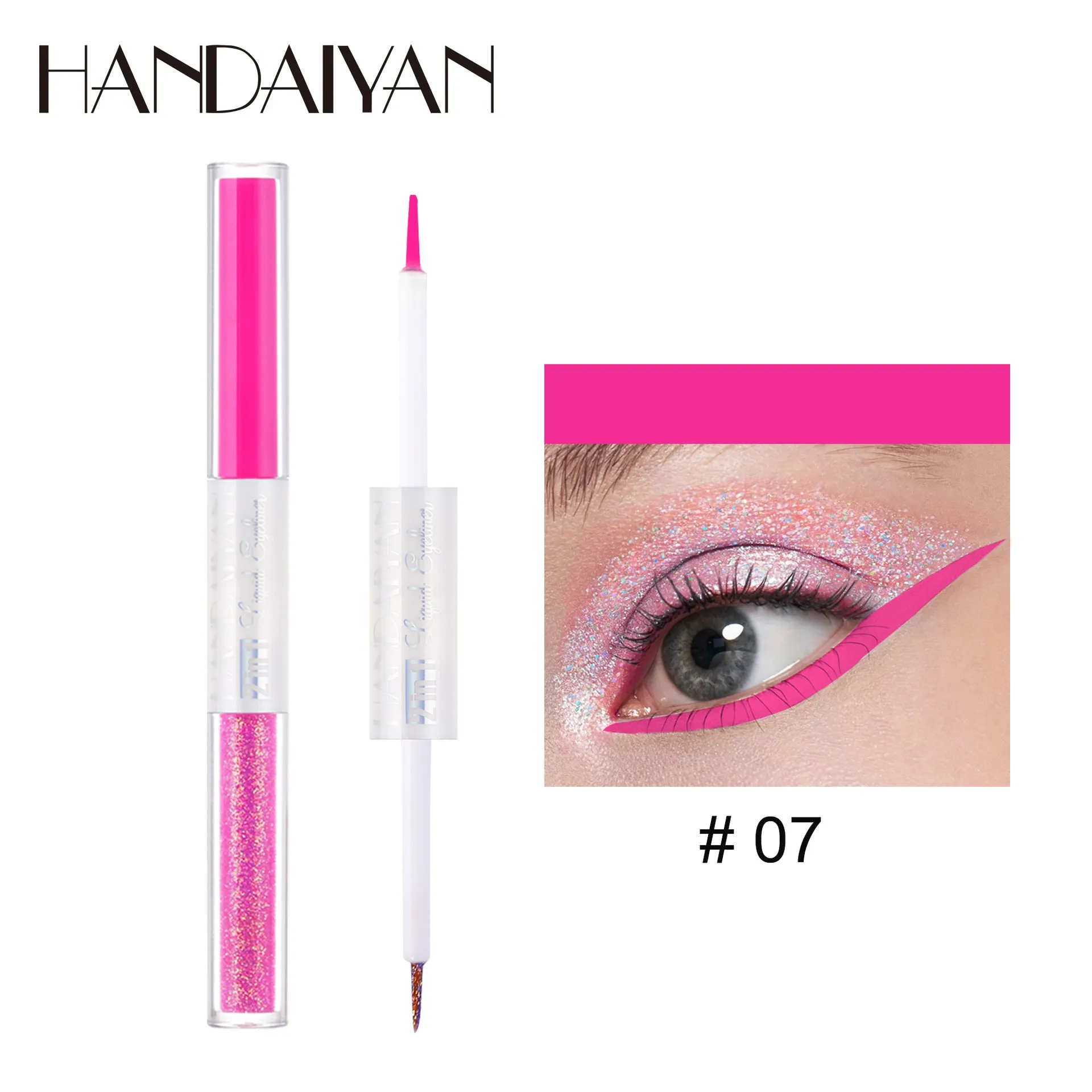 HANDAIYAN Matte Glitter Quick Dry Eye Liner Pen