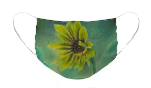 Hazing Sunflowers - Face Mask