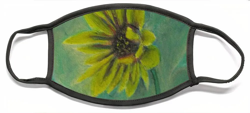 Hazing Sunflowers - Face Mask