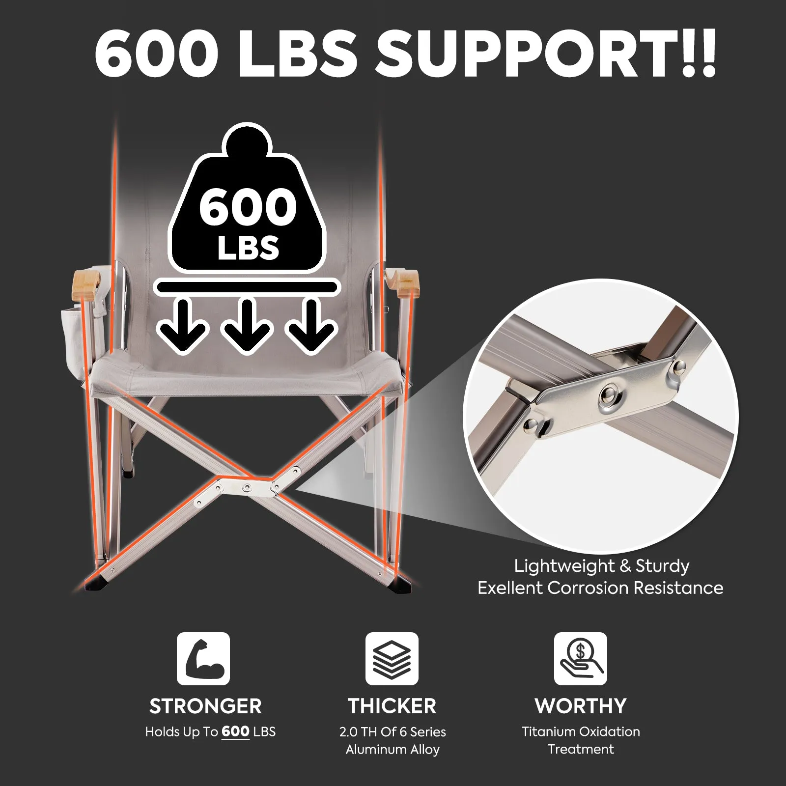 High-back Camping Chair | ICECO