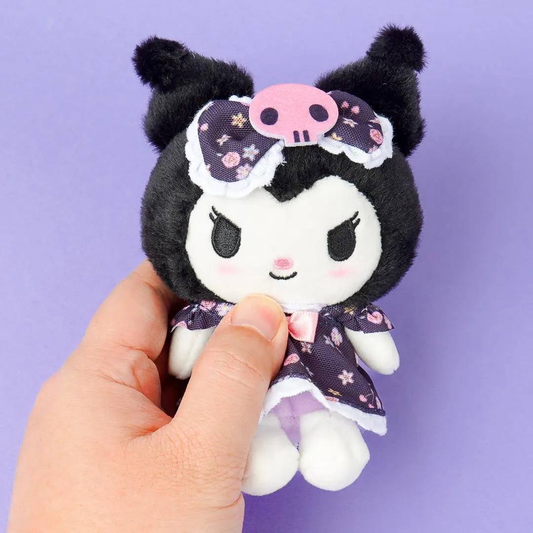 Kuromi Flowery Dress Plush Charm - Medium