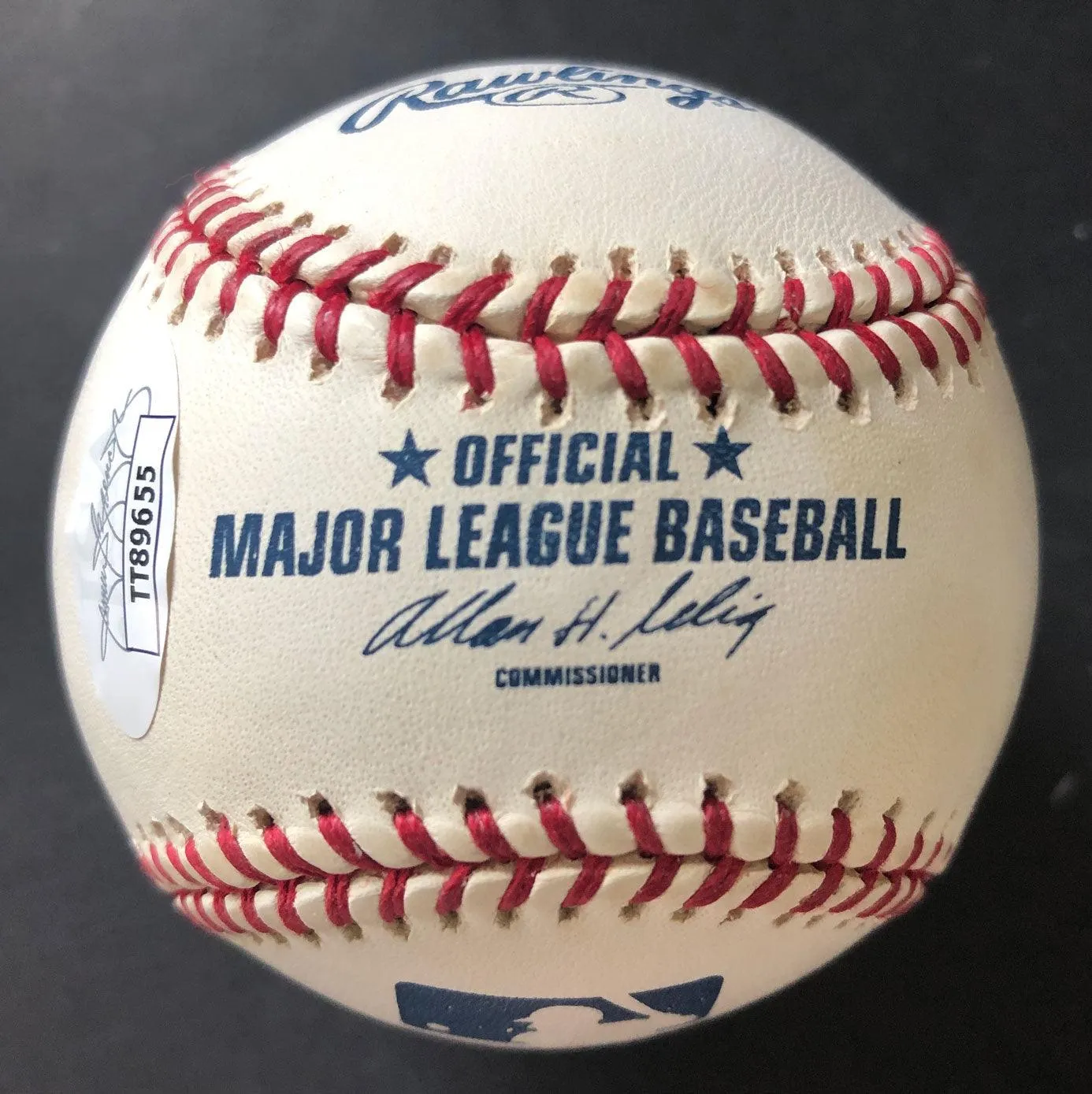 Larsen/Dent/Turley Signed And Inscribed WS MVP Rawlings MLB Baseball (JSA TT89655)