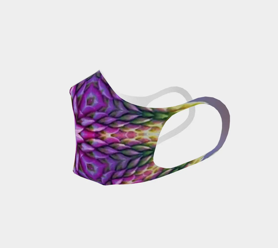 Lavender Burst 1 Poly Knit Mask
