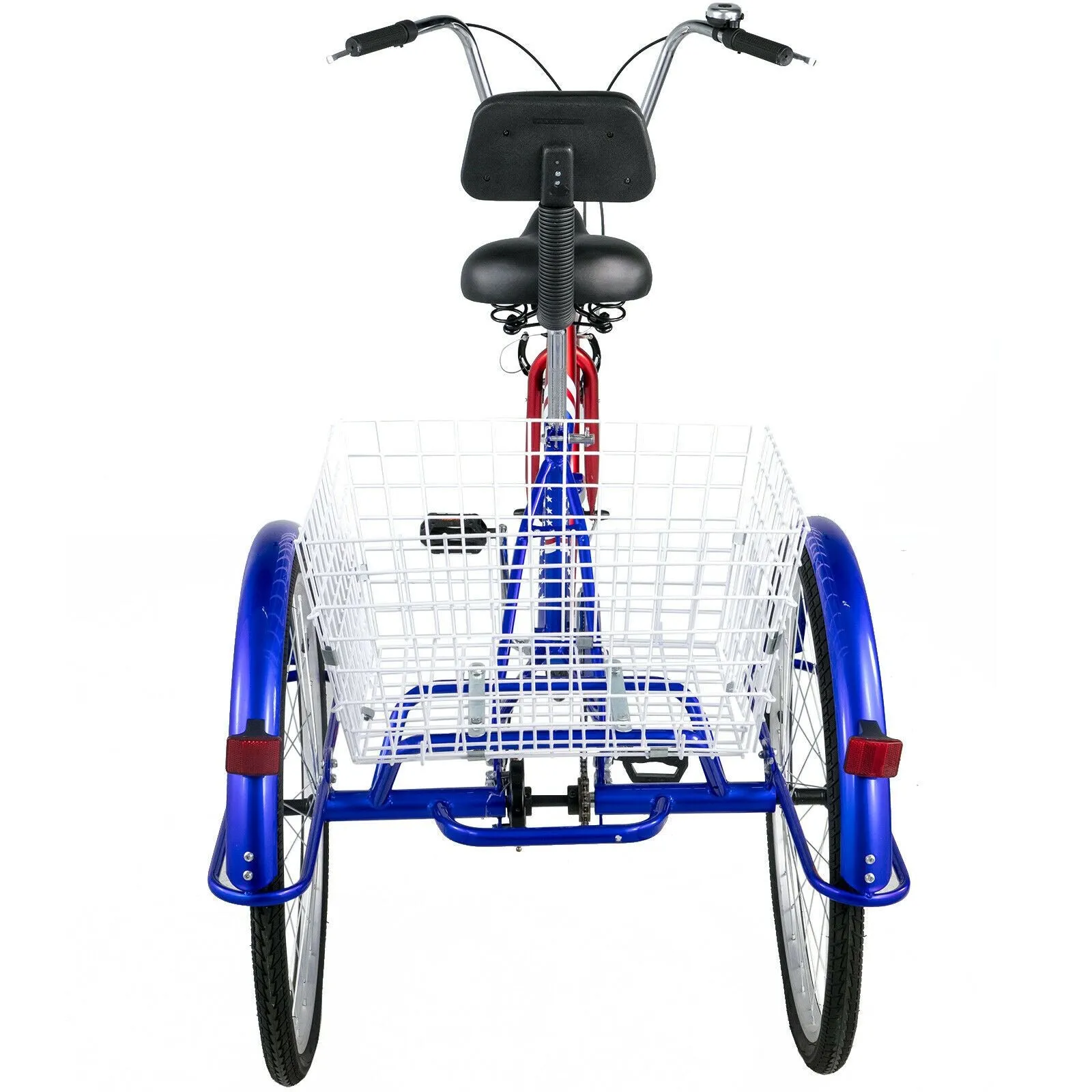 Lightweight Folding Adult Three Wheel Tricycle 26"