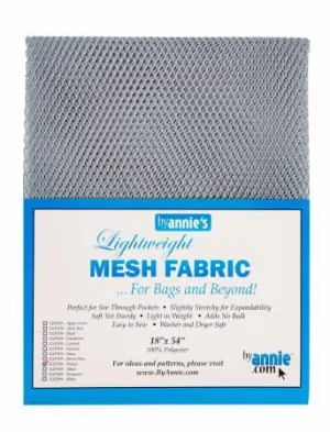 Lightweight Mesh Fabric Pewter
