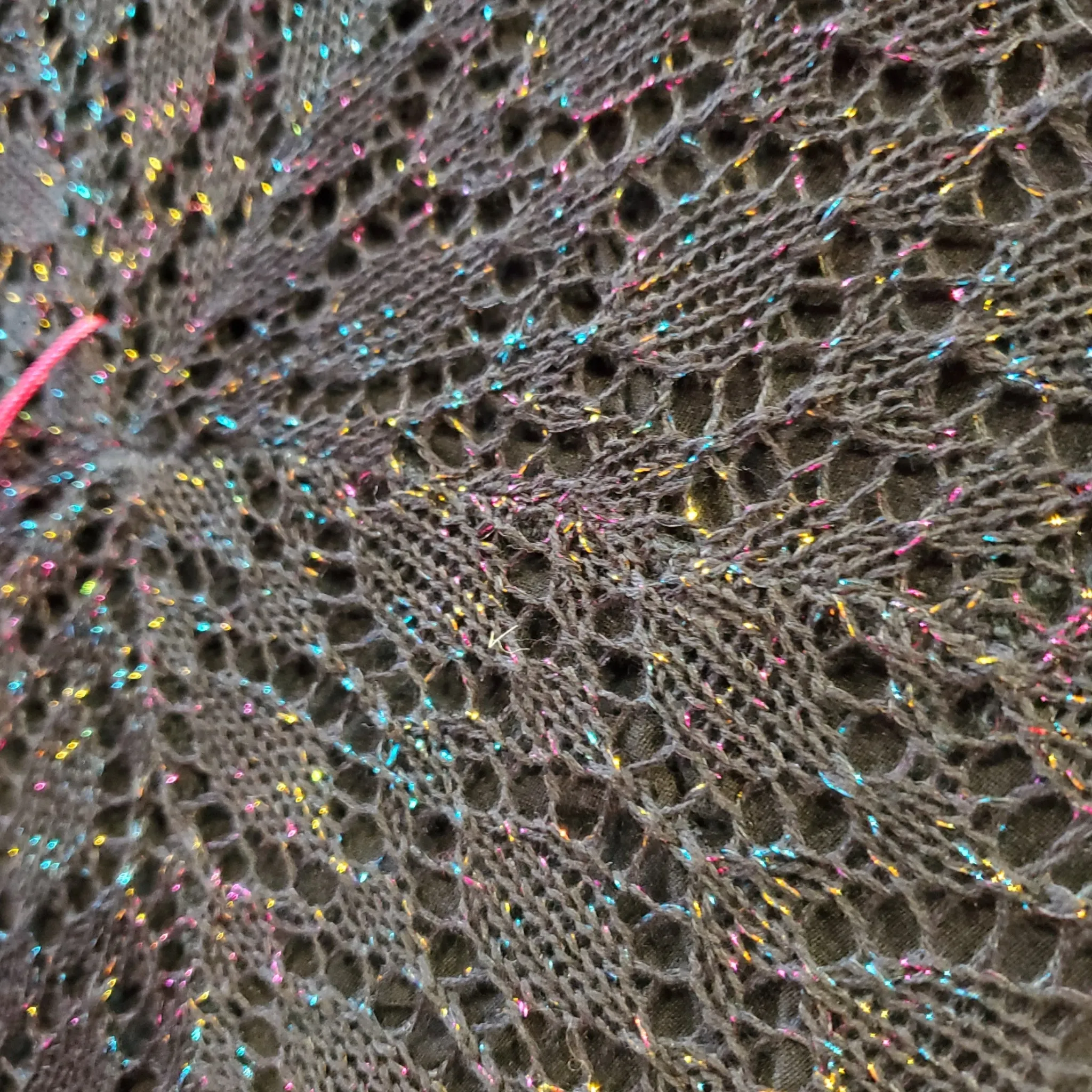 Lightweight Metallic Beret/Snood Atifa