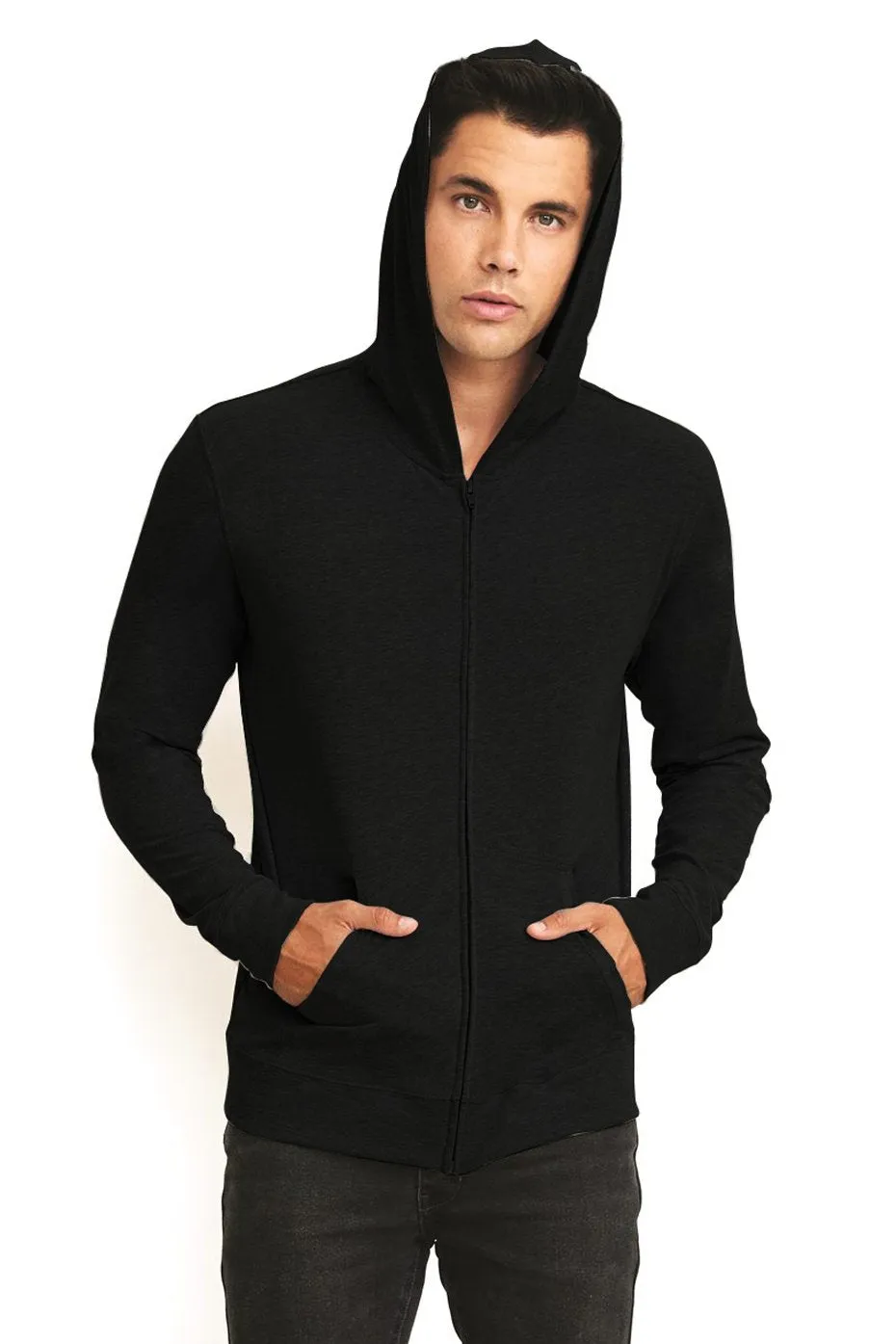 Lightweight Unisex Zip Hoodie