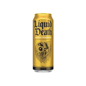 Liquid Death Mango Chainsaw Mountain Water