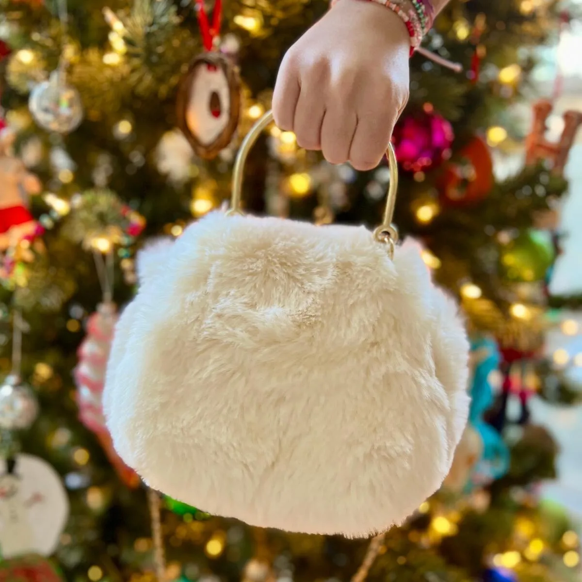 Lovie Faux Fur Purse