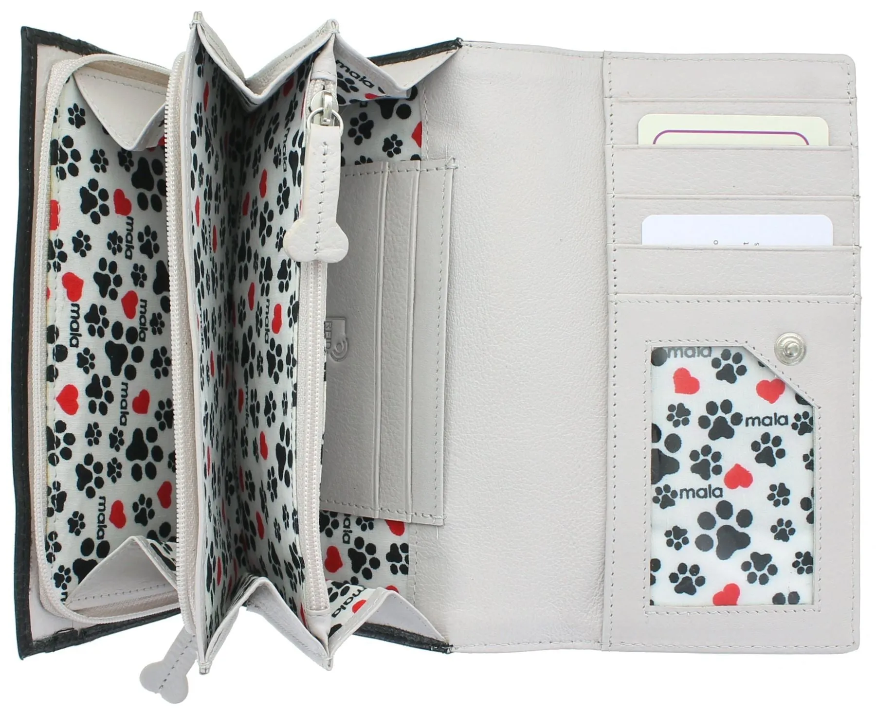 Mala Leather Best Friends Collection Leather Purse RFID 3508_65