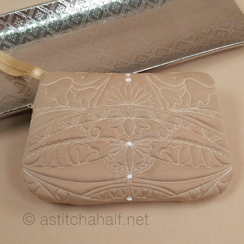 Memory Lane Quilted Zipper Purse