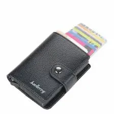 Men Card Holder Automatic Elastic Card Buckle Wallets for Men  S3008