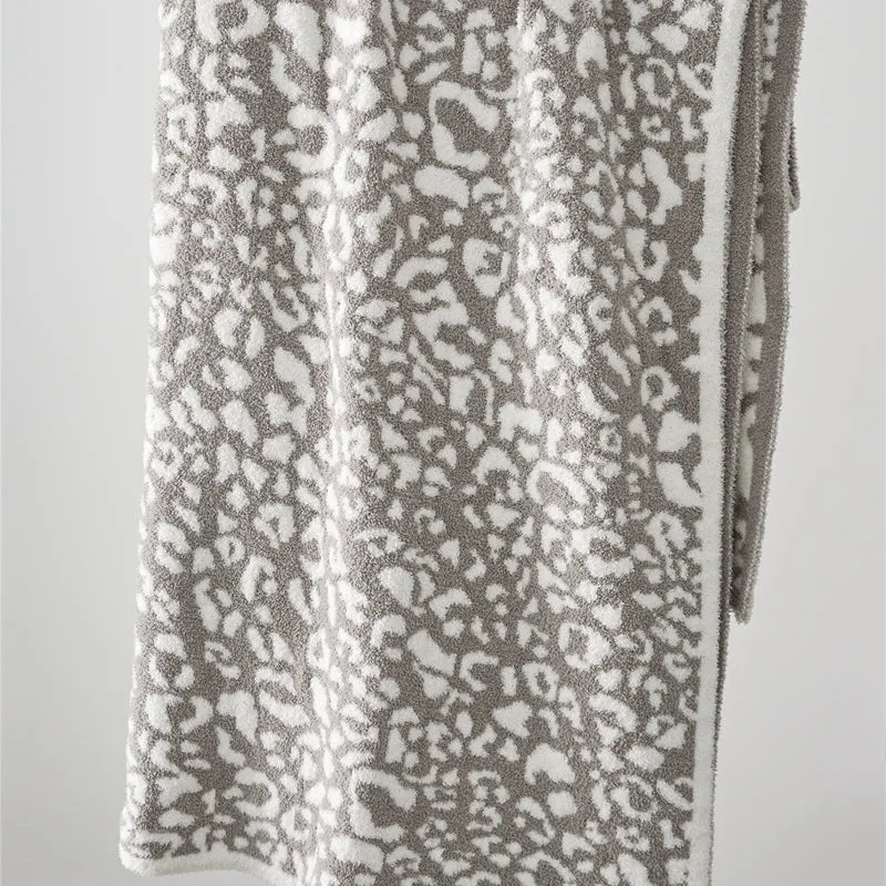 Microfiber Cheetah Print Throw