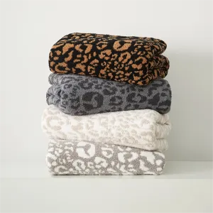 Microfiber Cheetah Print Throw