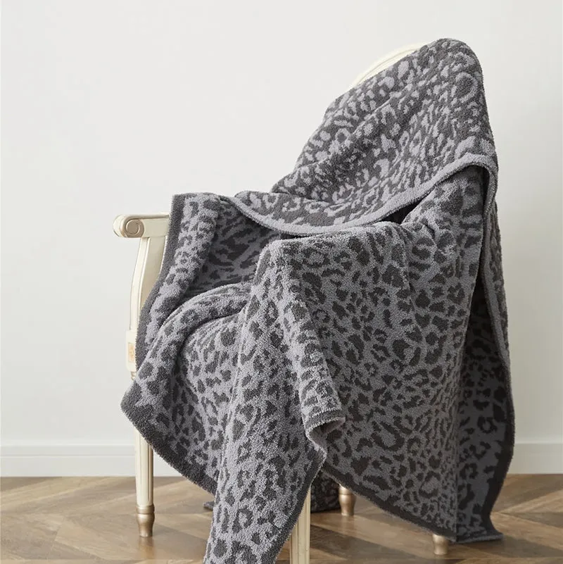 Microfiber Cheetah Print Throw