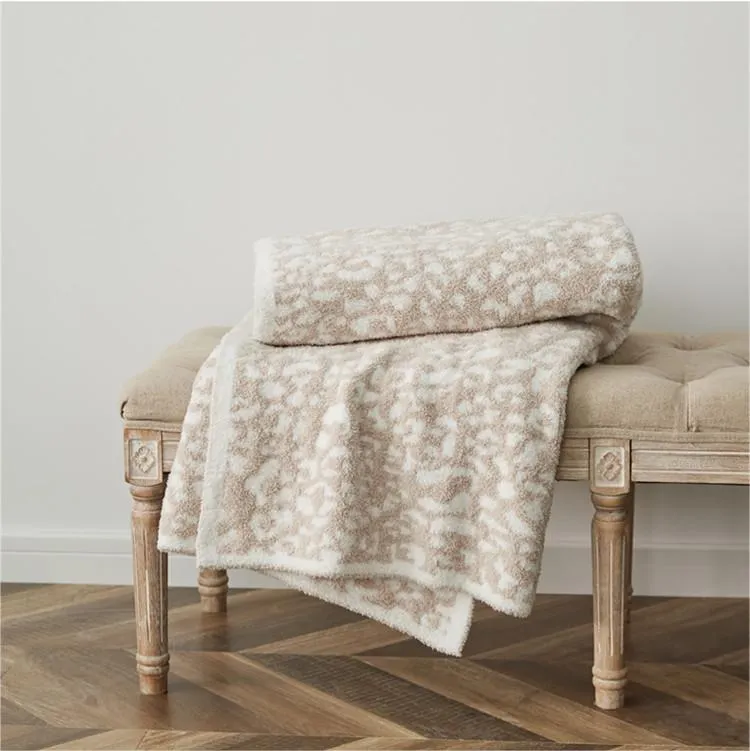 Microfiber Cheetah Print Throw
