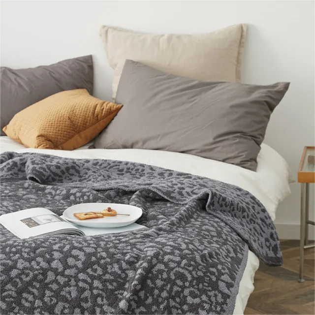 Microfiber Cheetah Print Throw