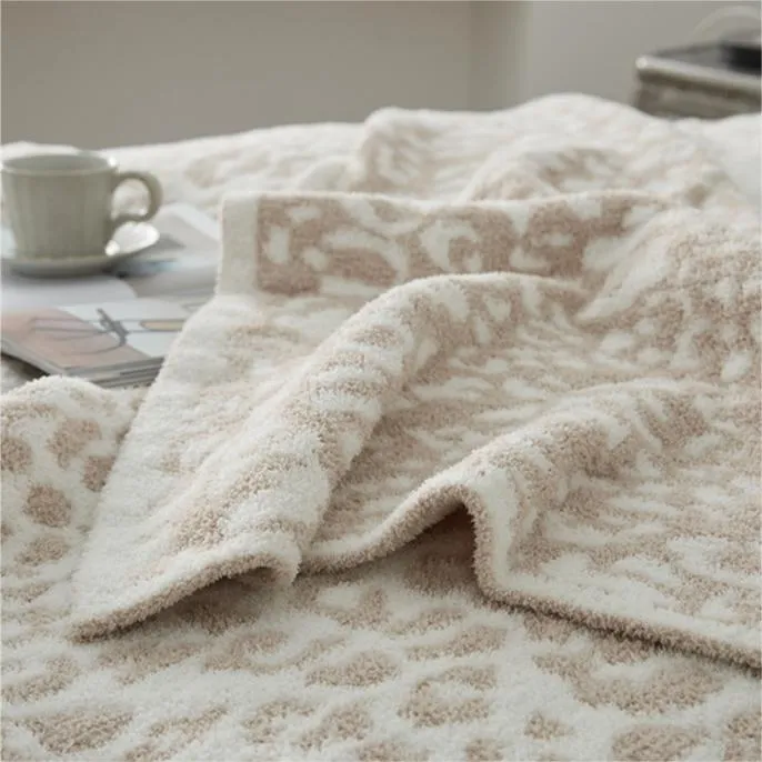 Microfiber Cheetah Print Throw