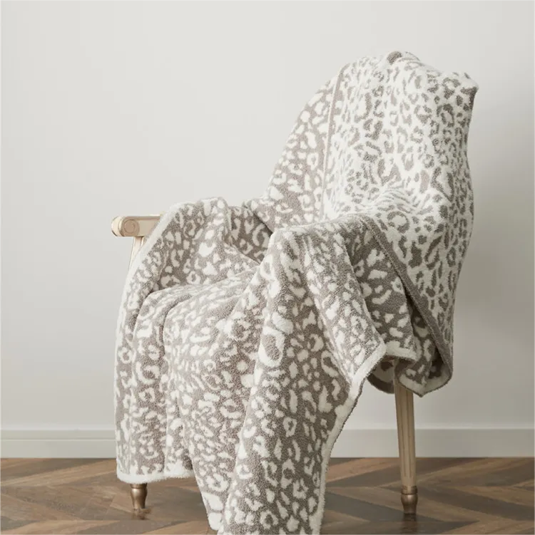 Microfiber Cheetah Print Throw
