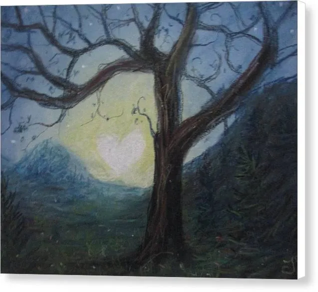 Midnight Hearts - Canvas Print