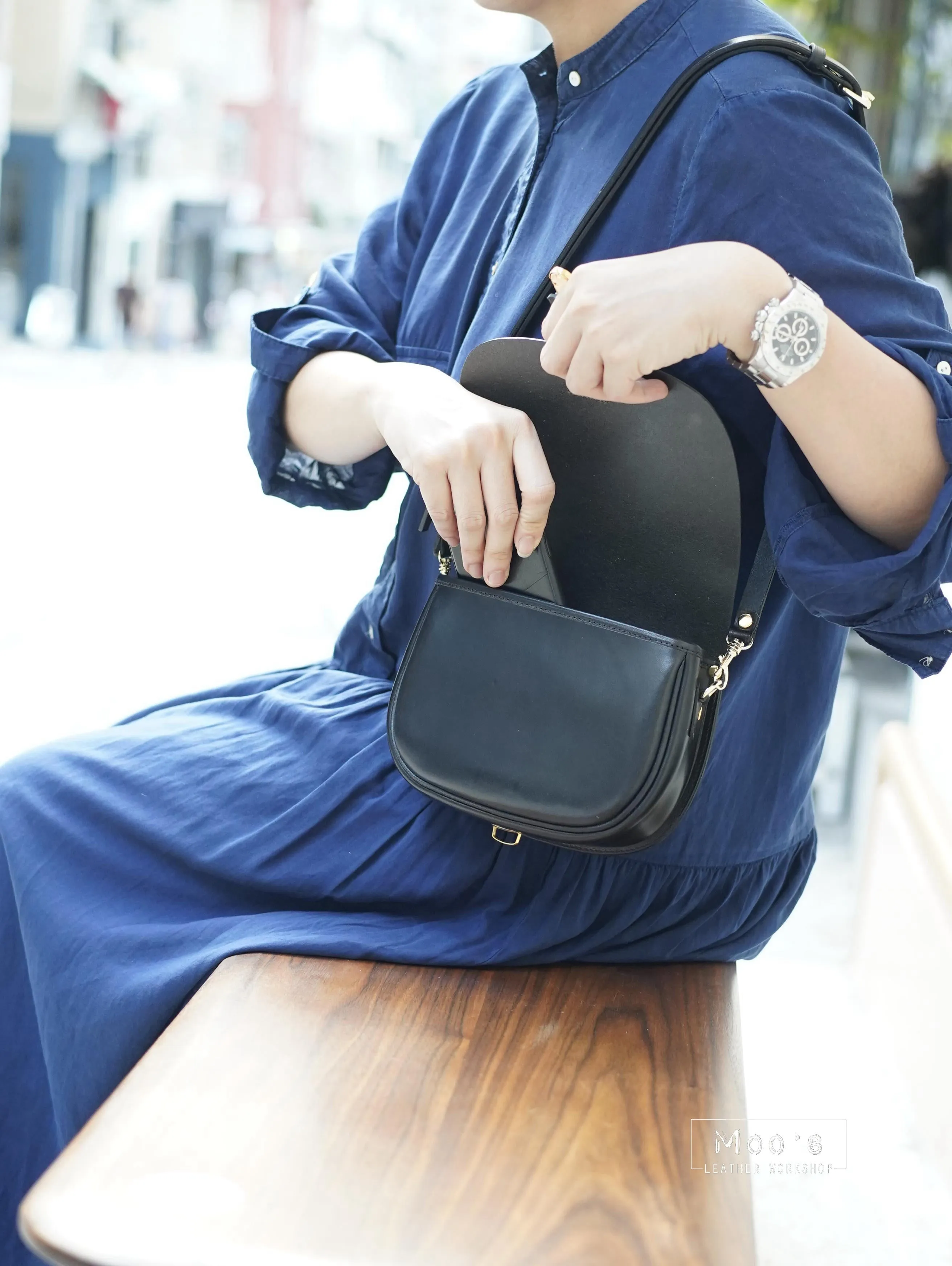 MINI horseshoe bag   RAW (複製)
