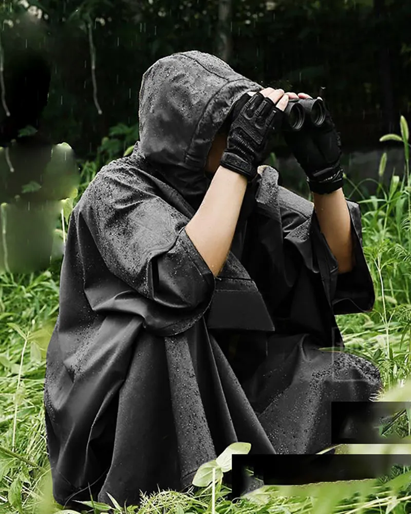 Multifunctional 3L Poncho Rain Coat