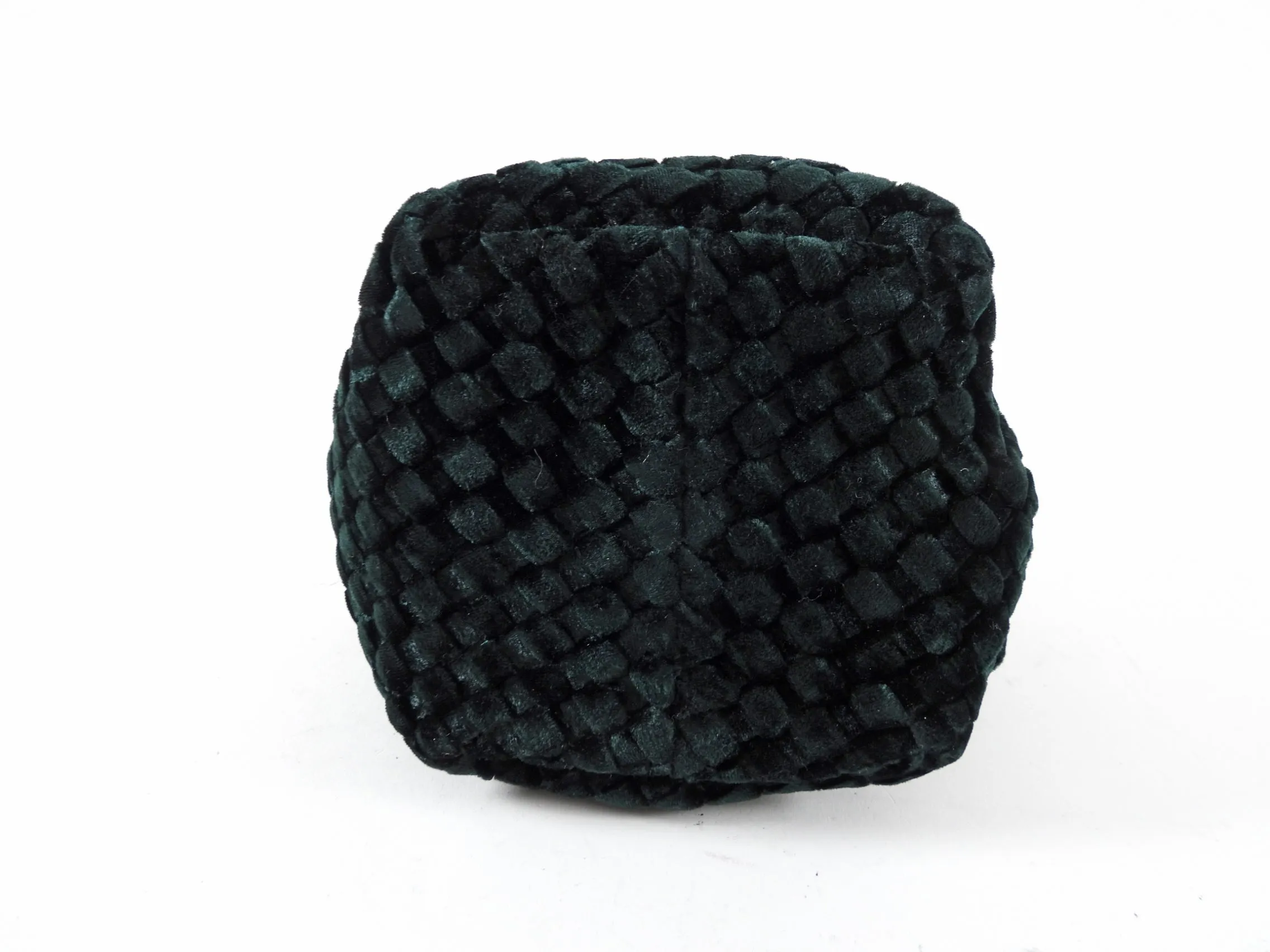 Naghedi Dark Green Velour Kyoto Velvet Mini Bag