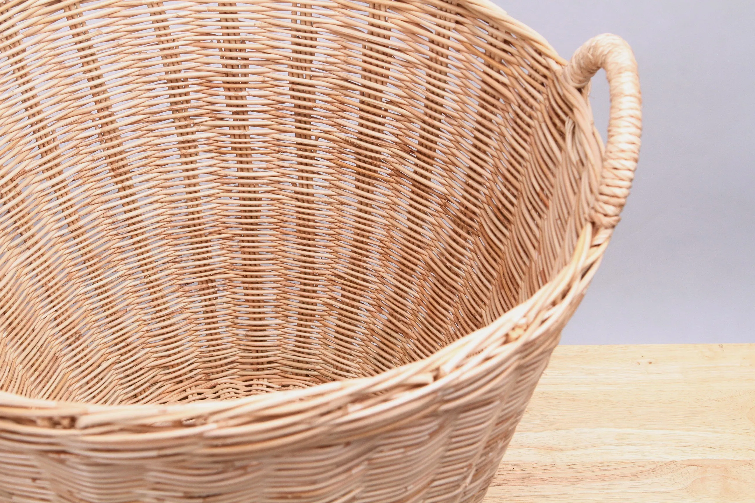 Natural Wicker Basket (Tall)