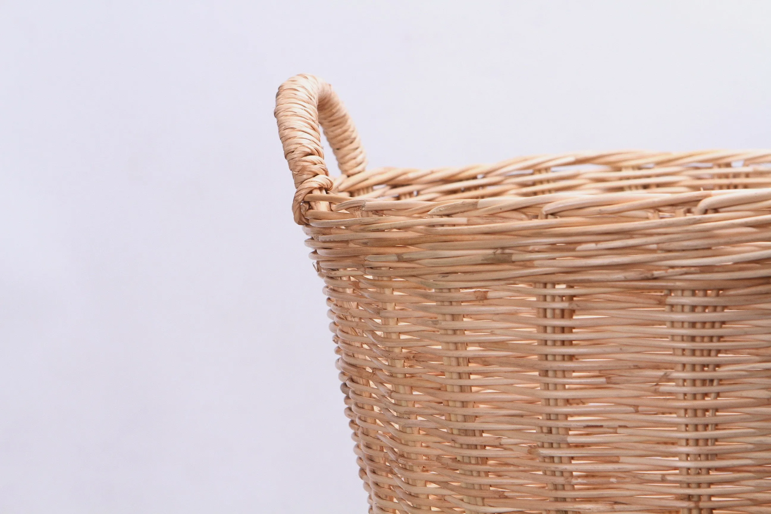 Natural Wicker Basket (Tall)