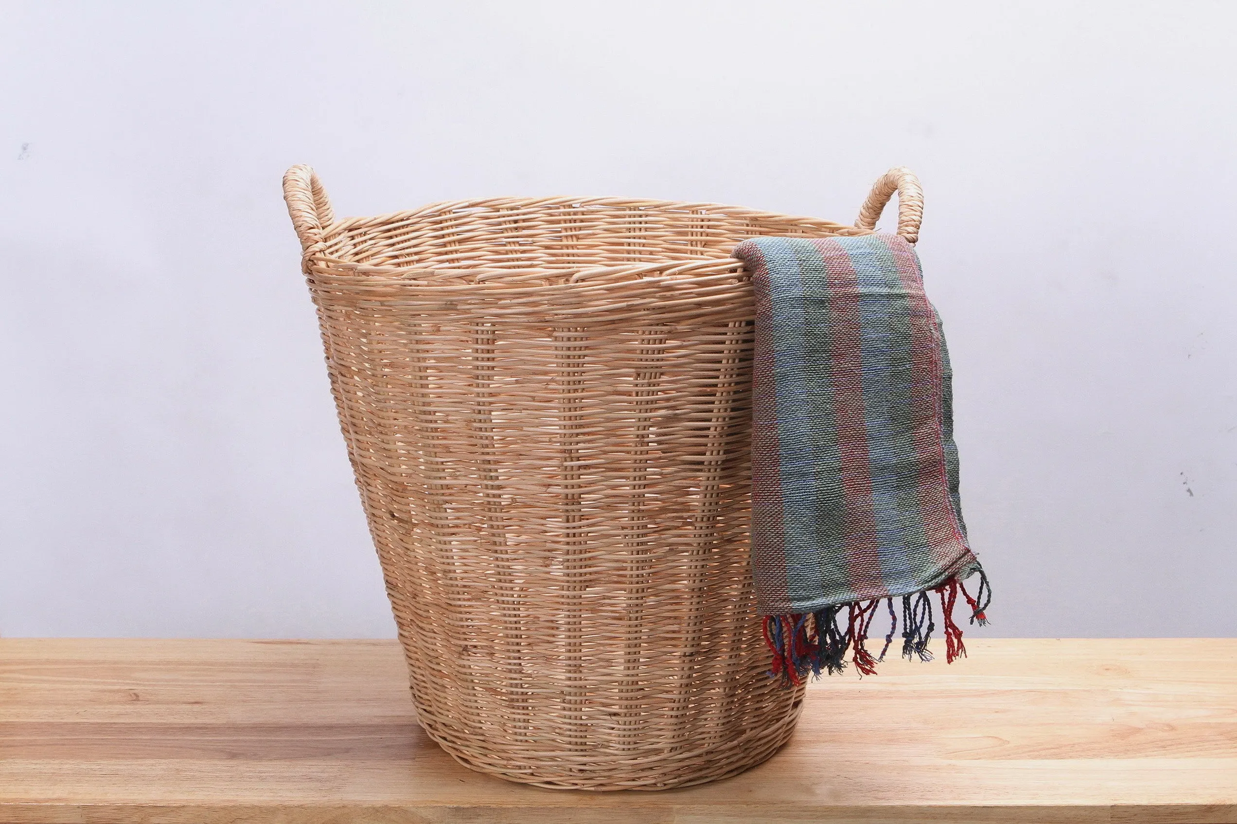 Natural Wicker Basket (Tall)
