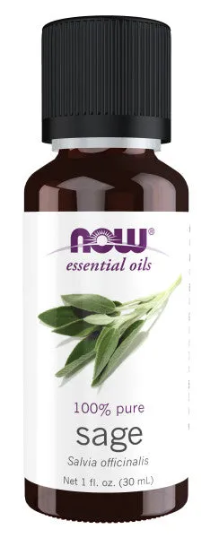 Now Essential Oil Sage 1oz