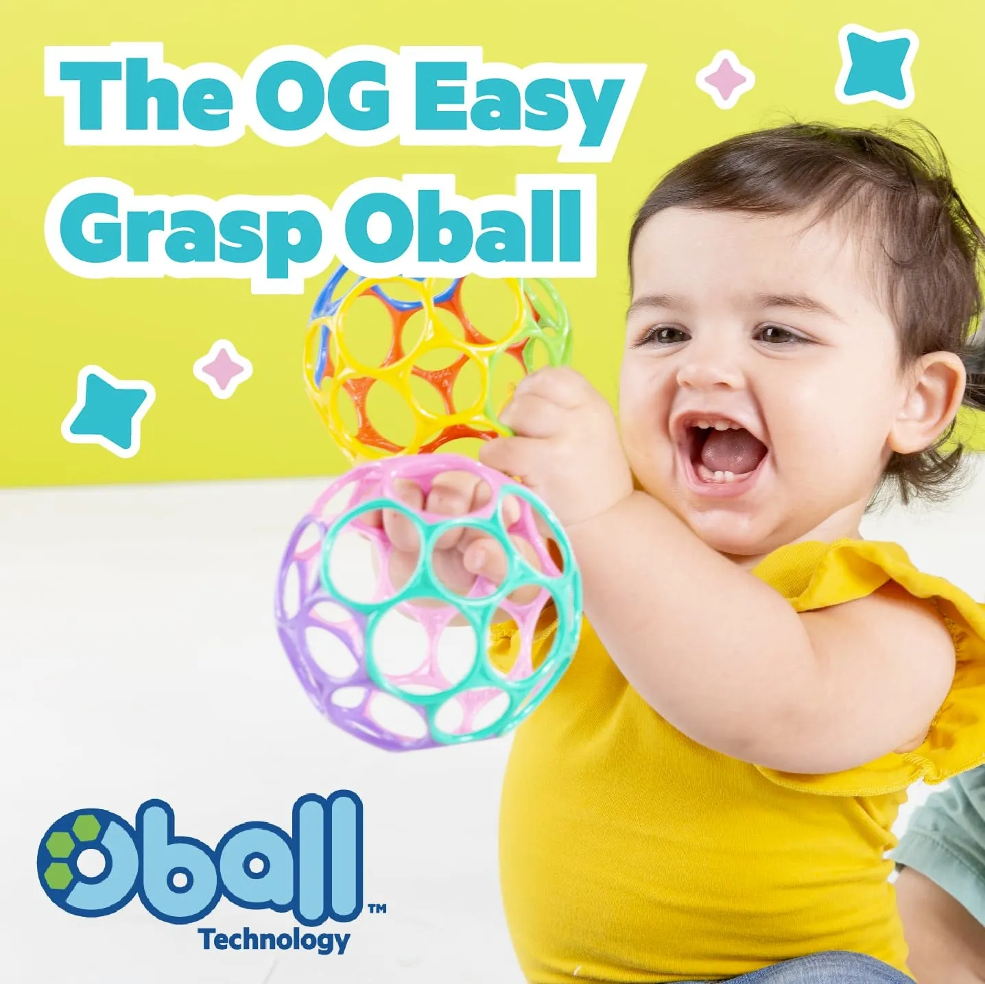 Oball Easy-Grasp Rattle Ball