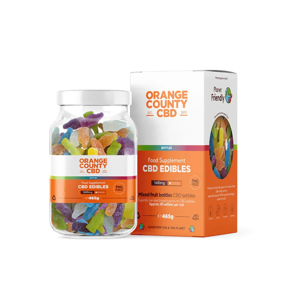 Orange County CBD - Gummy Bottles - Large Tub 465g
