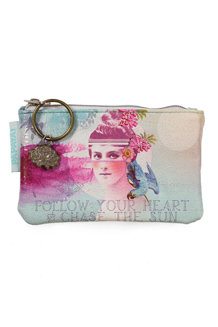 PAPAYA! Art Sun Chaser Coin Purse (5.5" x 3.5")