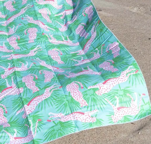 Party Animal Quick Dry Beach Towel