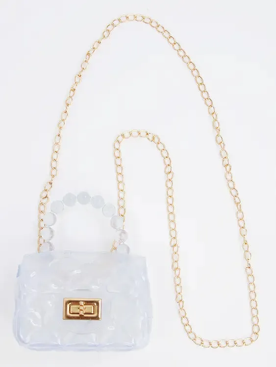 Pearl Handle Jelly Purse - Multiple colors