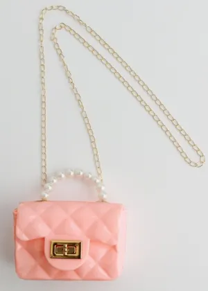 Pearl Handle Jelly Purse - Multiple colors