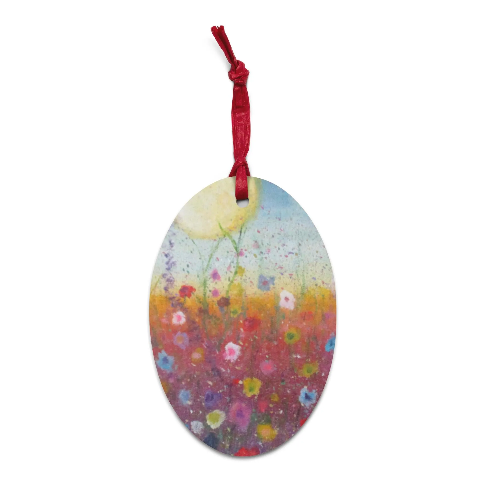Petalled Skies ~ Wooden ornaments
