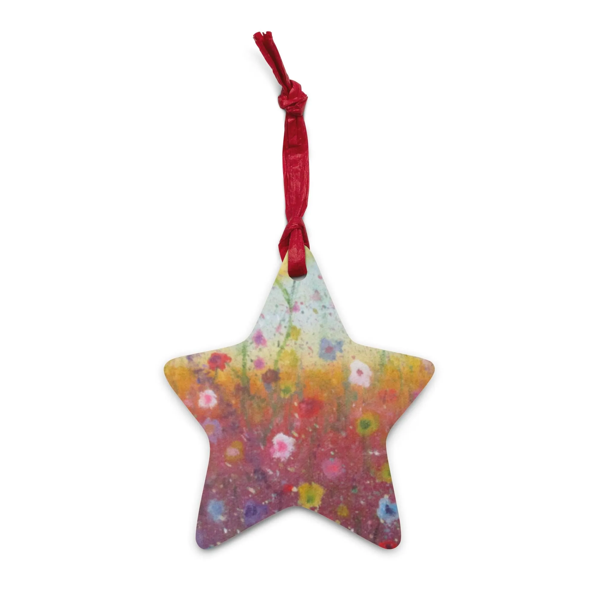 Petalled Skies ~ Wooden ornaments