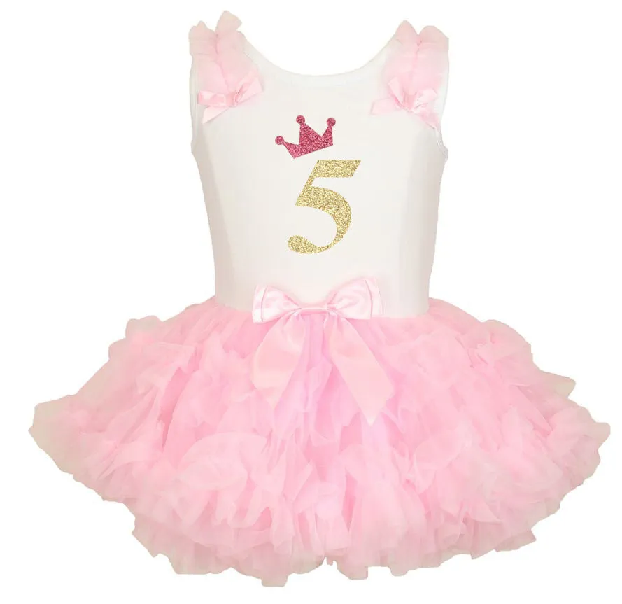 Popatu Little Girls 2nd, 3rd, 4th, 5th Birthday Ruffle Dress